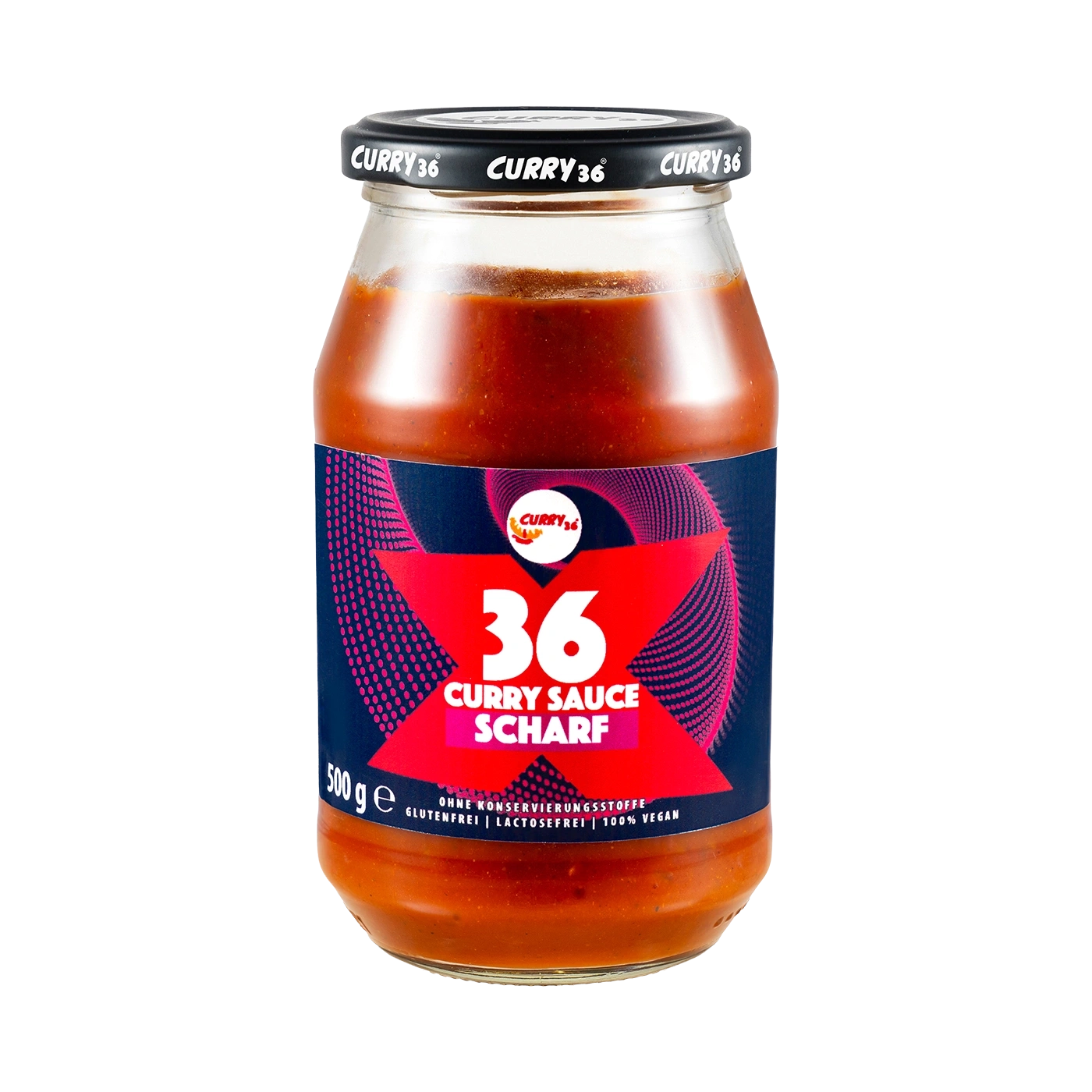 Curry 36 Curry Sauce Scharf Flasche mit 500g Inhalt