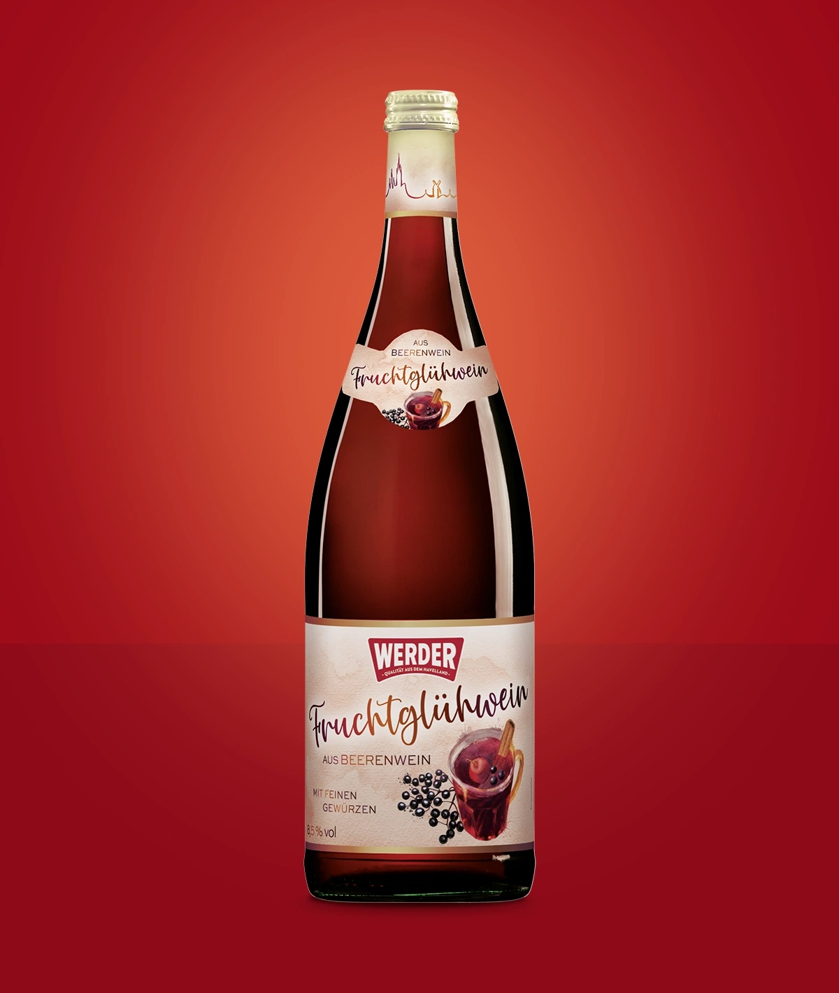 Fruchtglühwein von Werder aus Beerenwein mit feinen Gewürzen