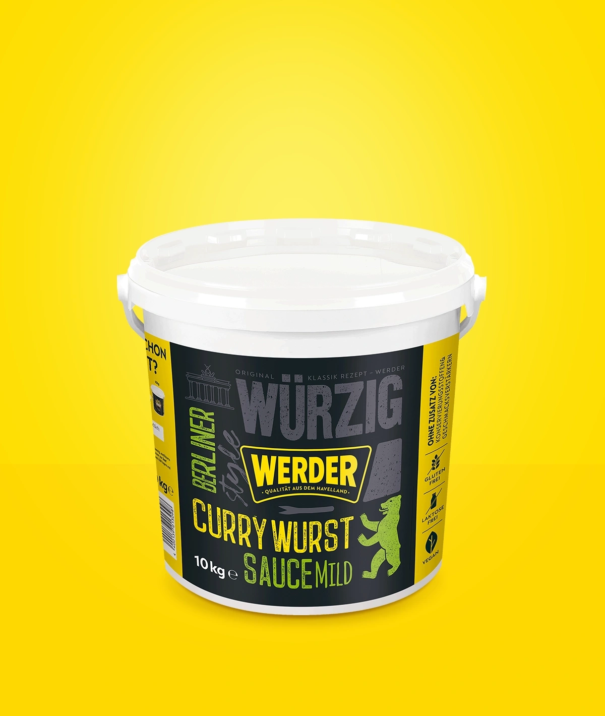 Große Dose Curry Wurst Sauce Mild von Werder im Berliner Stil