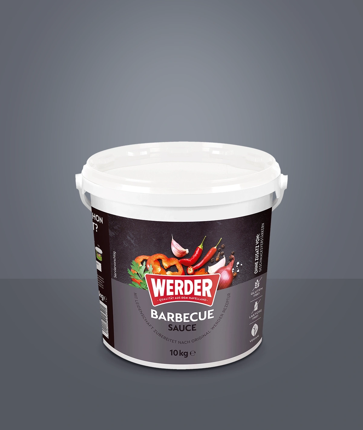 Werder Barbecue Sauce im 10 kg Eimer mit Zutaten