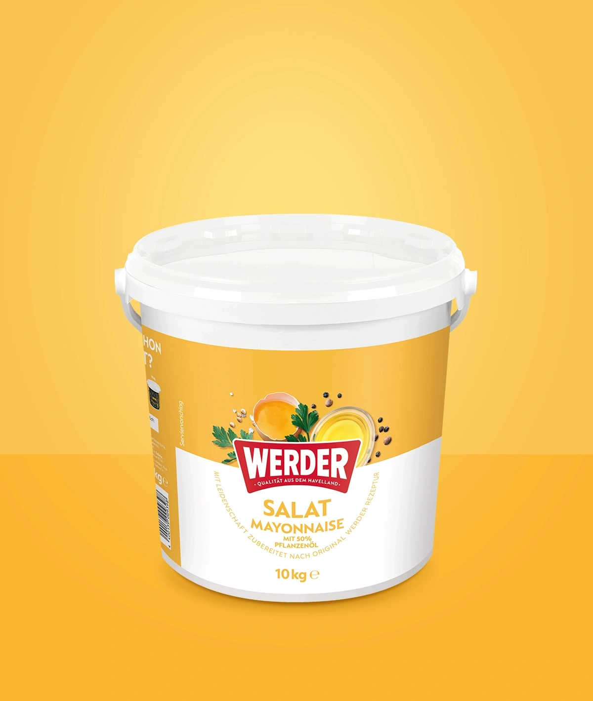 Großer Eimer Werder Salat Mayonnaise mit 10 kg Inhalt
